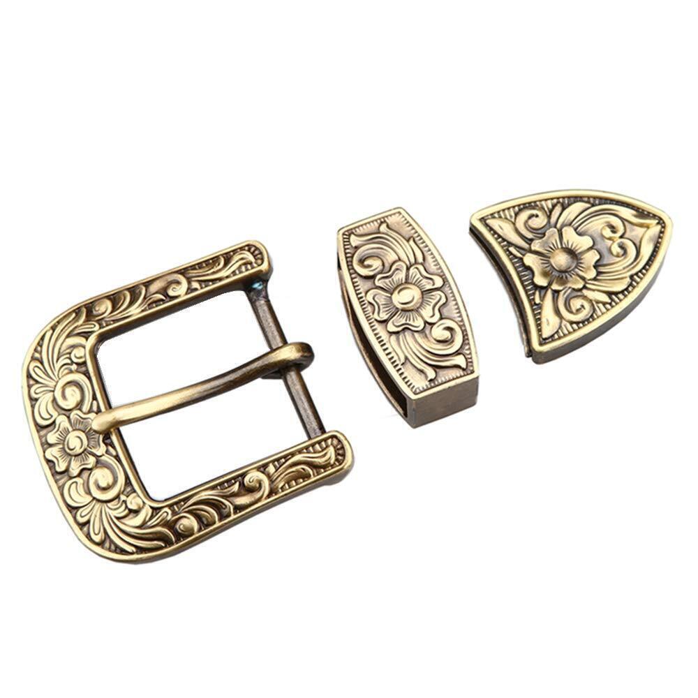 9835 SENWA Brass Belt Buckle, 1.6" 40mm Belt Buckle Set, for 1.5" 38mm Belt